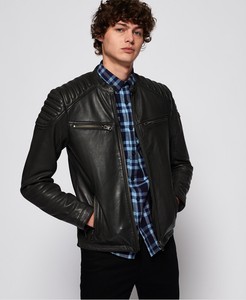 superdry leather jacket ebay