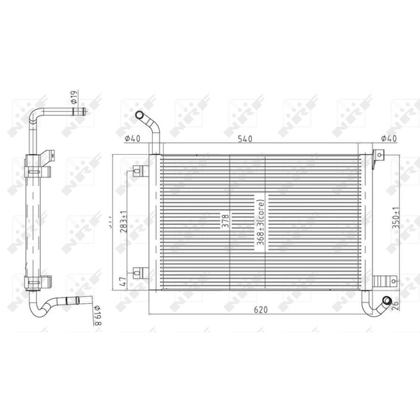 KüHler WasserküHler MotorküHler Passend FüR Land Rover Range LS 4.2 4X4 L320-image