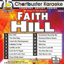 Chartbuster Karaoke Country Artist Karaoke CD G Faith Hill v. 1 15 Song cdg NEW