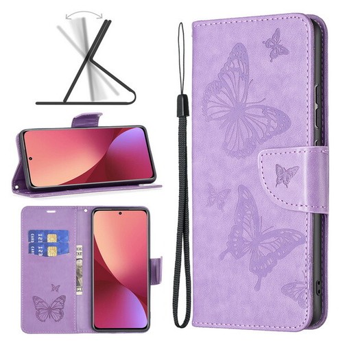 for Xiaomi 12 Poco X3 NFC Redmi Note 11 11S Butterfly Pattern Flip Leather Case - Picture 10 of 11
