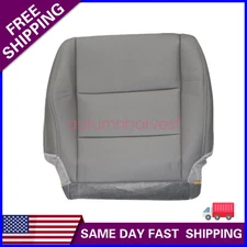 Passenger Bottom Replacement Leather Seat Cover For 2008-2012 Honda Accord Gray