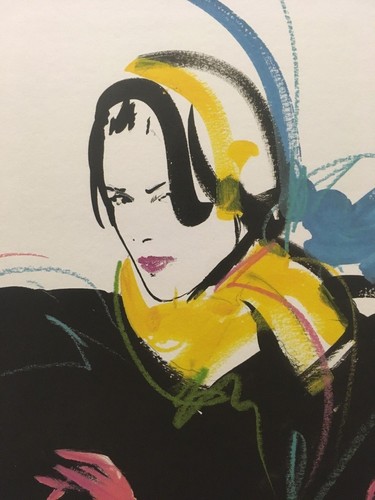 Michel Canetti - Black Dress II - 1980s - Offset Poster & Serigraphie - Picture 3 of 6