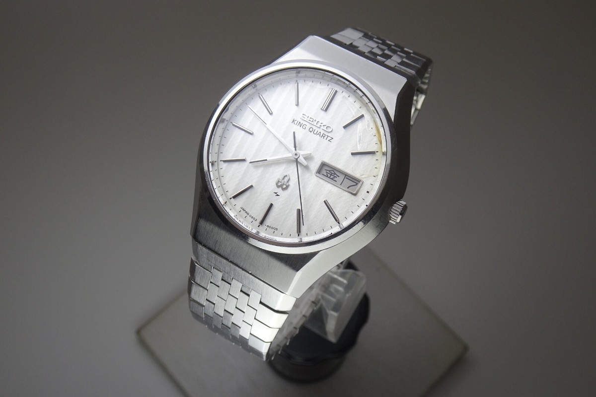 【稼働美品】SEIKO KING QUARTZ 0852-8001 Seiko King Quartz 0852-8001, made in Japan/ case no.610004