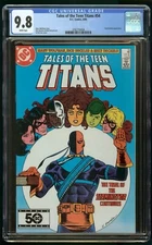 TALES NEW TEEN TITANS (1985) #54 CGC 9.8 1st PRINT WHITE PAGES