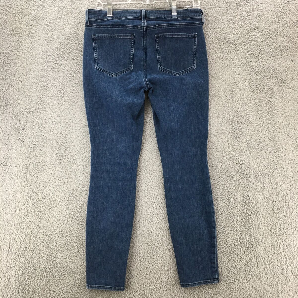 【関税&送料込】Ami Denim Jeans Nydj Ami Skinny Jeans Womens 6 Blue Denim Geo Laser Diamond