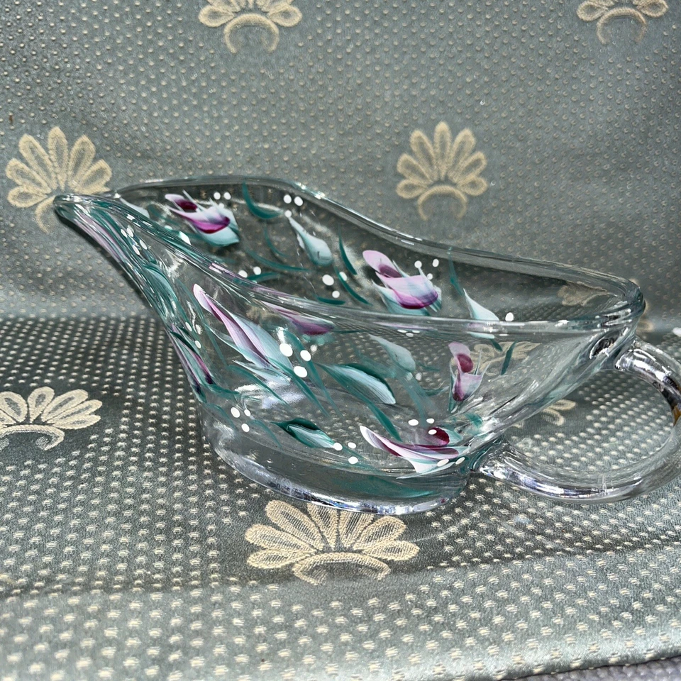 Anchor Hocking (10 oz) Large Glass Gravy Boat / Bowl With Handle (1028)  - Image 3 of 4
