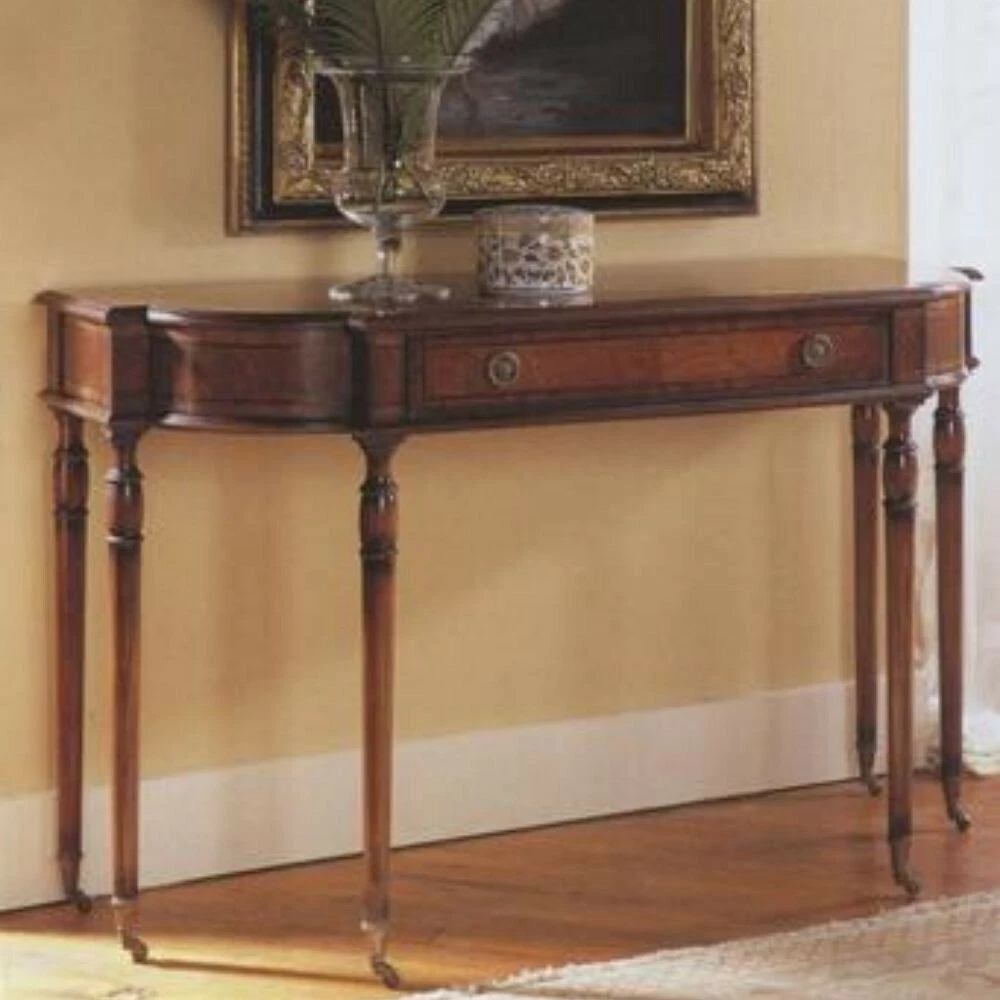 Reproduction mahogany console table deals