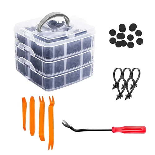 650Tlg Auto KFZ Spreiznieten Sortiment Autotür Innen Befestigung Clips Kit Set - Bild 7 von 12