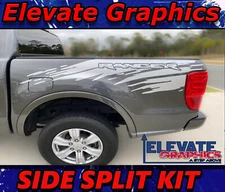 2019-2025 Fits Ford Ranger Stripes Side Split Vinyl Graphics 3m Decals Stickers