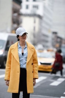 topshop boucle button front coat