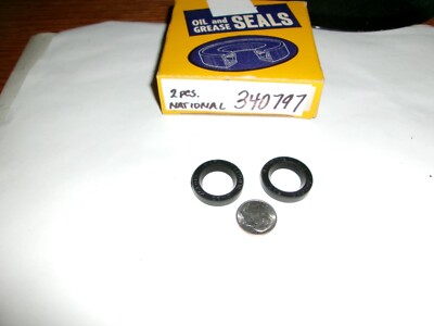 2 (TWO) NATIONAL 340797 OIL SEALS = $17.98= $8.99 EACH= FREE SHIPPING