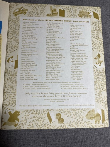 Vintage 1976 'CENERENTOLA' Walt Disney Un piccolo libro d'oro rilegato VINTAGE - Foto 11 di 12