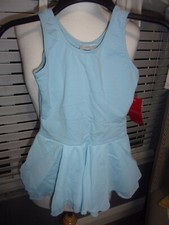 Capezio Classic Double Layer Skirt Tank Dress Light Blue Size Medium