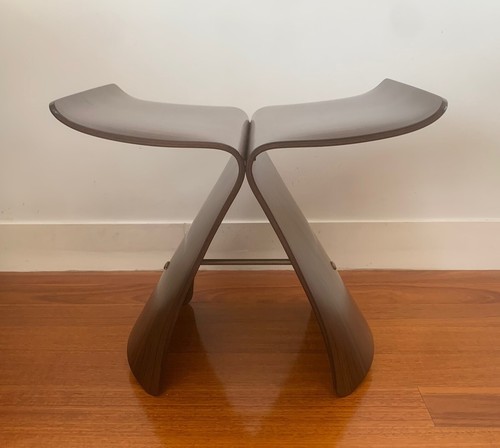 SORI YANAGI - BUTTERFLY STOOL - ROSEWOOD - MADE IN JAPAN - TENDO MOKKO - PICK UP - Picture 2 of 11