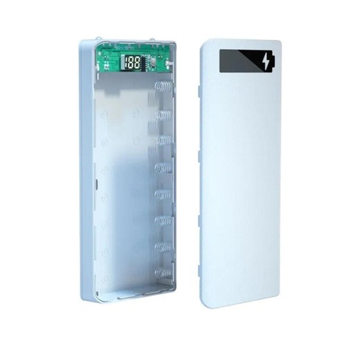 Typ-C Power Bank Fall 8Pcs 18650 Akku Ladegerät Box DIY Shell Kit LED Anzeige - Picture 20 of 20