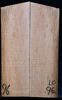 Live Oak #96 Knife Scales 5-5.5''x 1.6''x 3/8'' see 100 species in my store