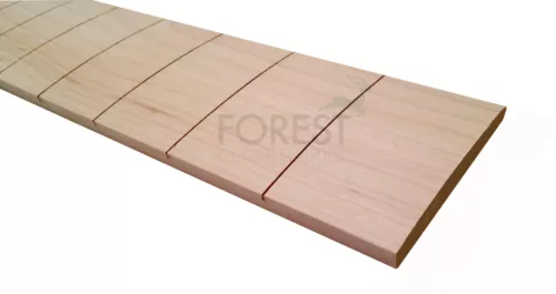 Hard Maple Guitar Fretboard, Fingerboard 24.562" Gibson ® Scale, Slotted R 12"