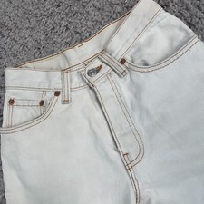 VTG Levi  s 501 Mom Jeans Size 3 22x26 High Rise Button Fly Raw Hem Made in USA