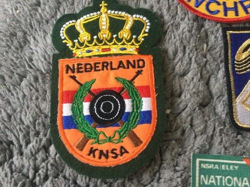 Rare Lot Of Vintage Shooting Cloth Patches From Olympiad Malcolm Cooper Estate - Picture 3 of 14