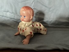 Wind Up CELLULOID Crawling Baby Boy Toy Made in Japan vintage
