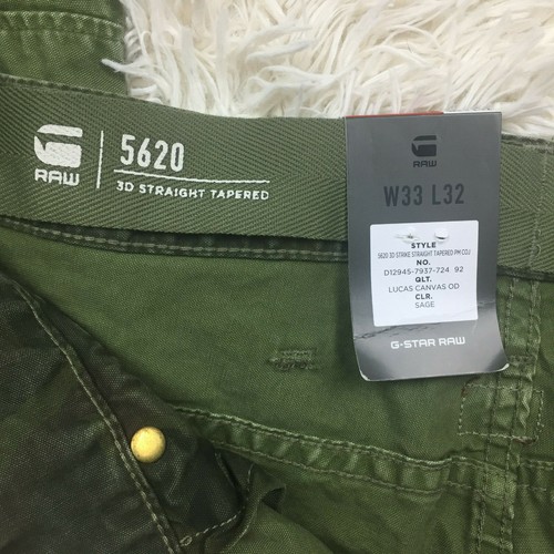 5620 Straight Tapered Jeans, Sage Green 