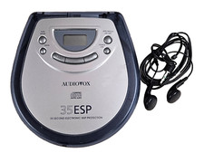 Audiovox Compact Disc Player MODEL. DM8903-35K w/t Earbuds