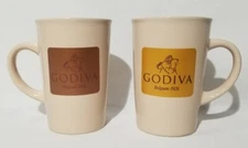 GODIVA Belgium 1926 Coffee Cocoa Cups Mugs Lot of 2