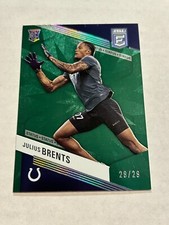 2023 DONRUSS ELITE JULIUS BRENTS 28/29 STATUS GREEN ROOKIE COLTS SSP