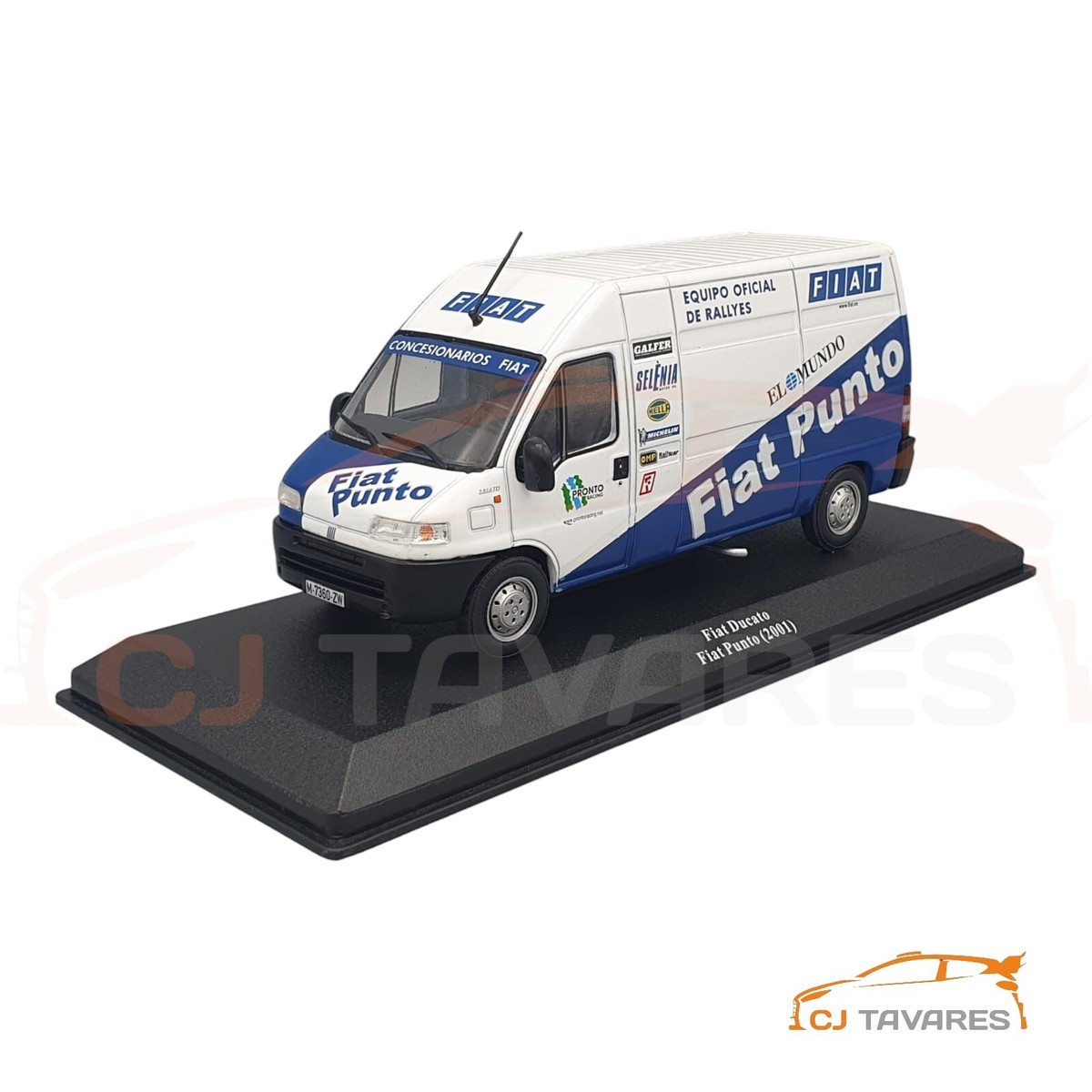 1/43 FIAT Ducato ミニカー ALTAYA FIAT DUCATO - FIAT PUNTO ESPANA 2001 1/43 | eBay