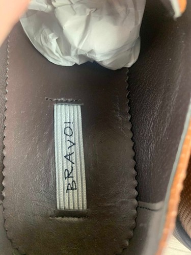 Scarpa elegante uomo BRAVO KING-6 Oxford scarpa cognac bambino taglia 2 anni - larghezza media - Foto 8 di 10