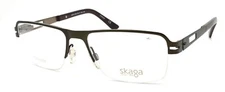 Skaga 2535-U Niia 304 Men's Glasses Frames Half Rim TITANIUM 54-17-140 Green