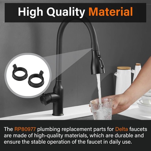 RP80977 Magnet Faucet Magnetic Ring Replacement Kit for Delta Kitchen Faucet, Pl - Picture 4 of 7