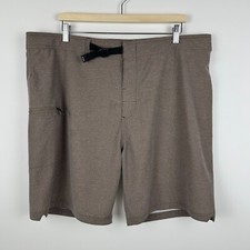 Prana Rock Shock Boardshorts 1969331 Hybrid Brown Mens 40 