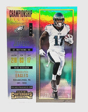 2017 Panini Contenders Football Alshon Jeffery #85 Championship Ticket 73/99 