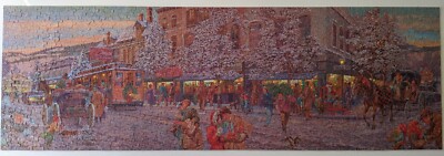 Springbok Panoramic Series CHRISTMASTOWN, USA 700 pc Jigsaw Puzzle COMPLETE