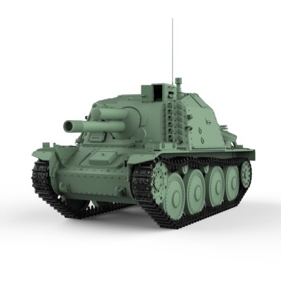 1:100 Sweden SAV m43 1946 105mm | eBay