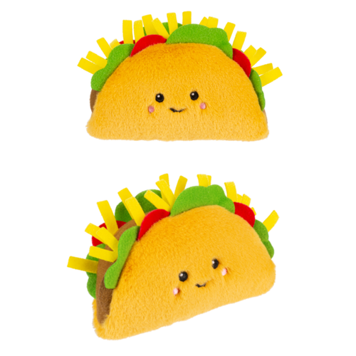 Ganz Better Bites Taco Pizza Plush Food Set New with Tags 4-5in Soft Embroidered - Picture 3 of 4