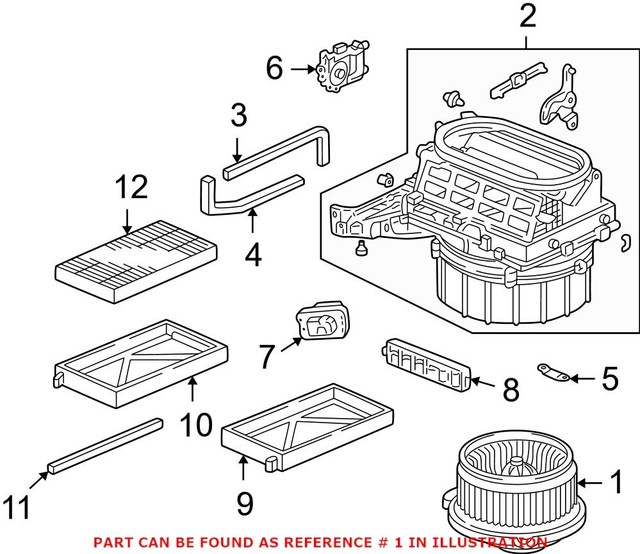 Honda 79310S7AG12 Genuine OEM Blower Motor for sale online eBay