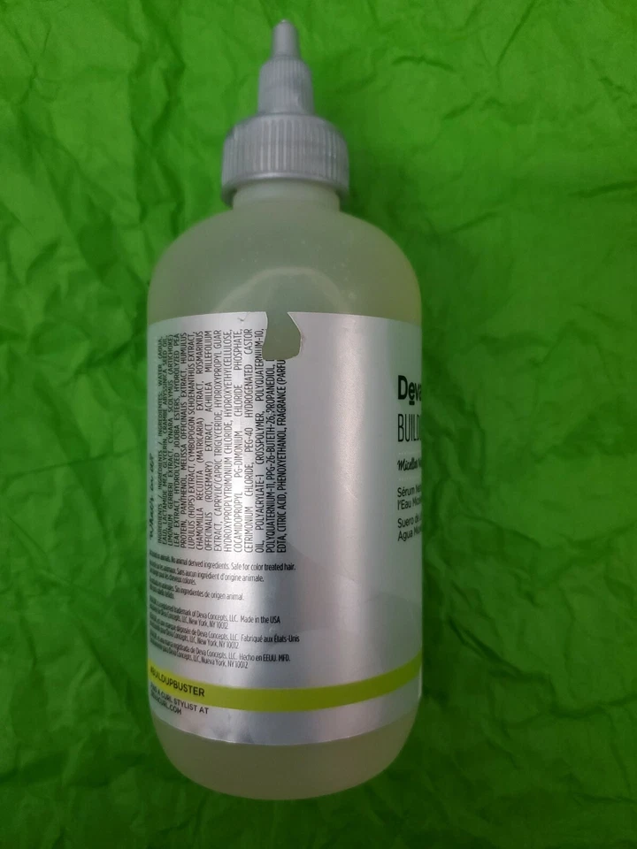 DevaCurl Buildup Buster Micellar Water Cleansing Serum 8OZ. SOME SCRATCH BUT NEW - Image 3 of 3