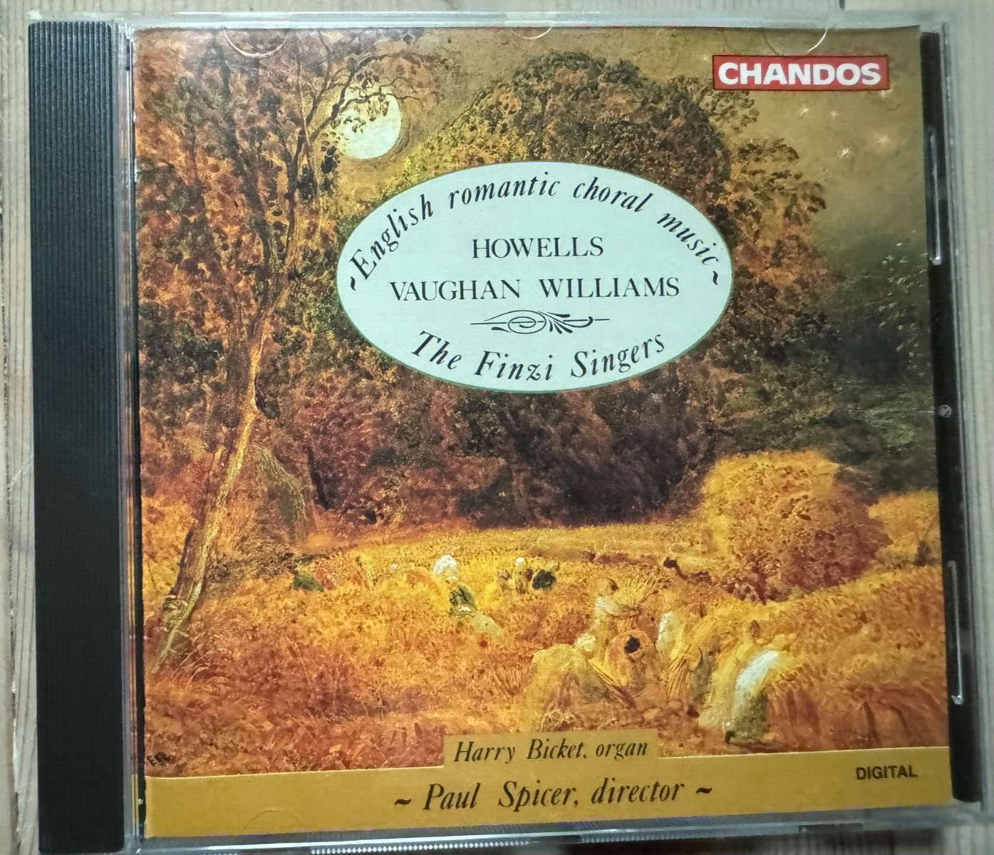 English Romantic Choral Music Howells Vaughan Williams Finzi Singers Chandos CD