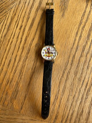 Vintage 1980 Ronald McDonald Watch Swiss Stainless Steel Metal