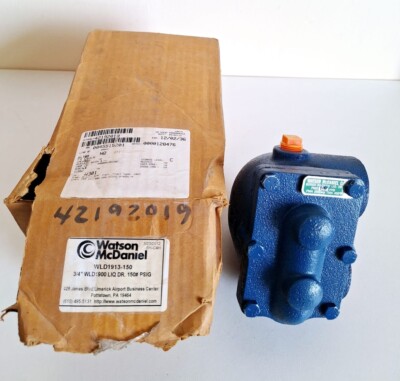 Watson McDaniel WLD1913-150 3 4 Inch WLD1900 Float Type Liquid Drainer 150 PSIG
