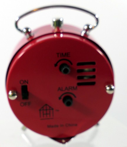 NEW Retro Style Red Alarm Clock with Light - Hearth and Hand Magnolia - Picture 3 of 5