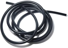 10ft Universal 3MM 1/8" Vacuum Air Silicone Hose Line Tube 3mm Thickness Black