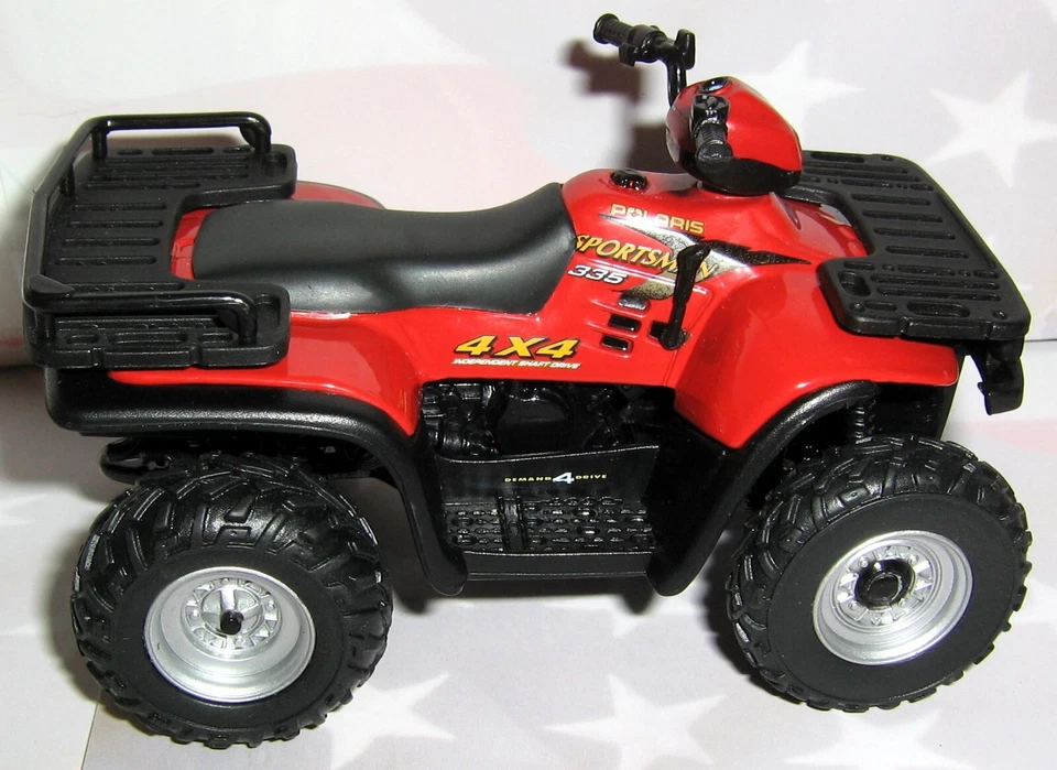 1/18 = SPORTSMAN / 2001 POLARIS 335 = 4 X 4 / ЖИДКОСТНОЕ ОХЛАЖДЕНИЕ = АВТОМАТИЧЕСКИЙ EBS ATV - Изображение 3 из 4