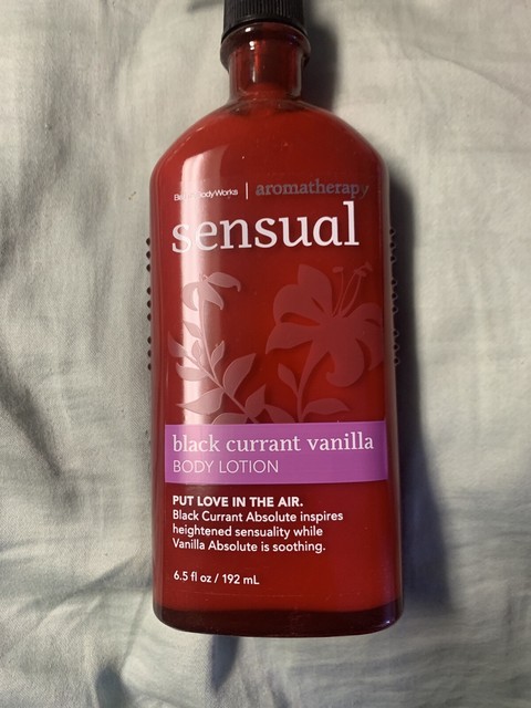 bath and body works sensual black currant vanilla lotion