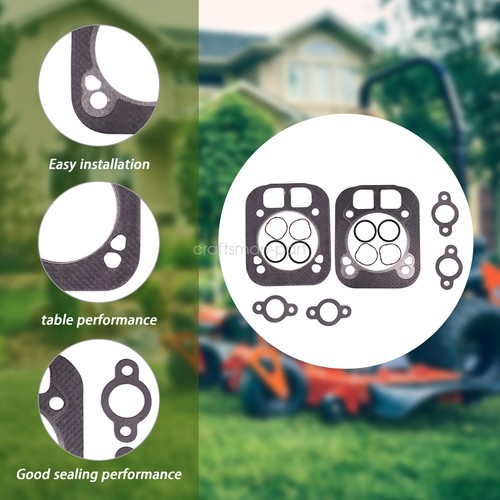 32 841 02-S Cylinder Head Gasket Kit For Kohler Engines KT610-KT740, SV710, SV715 (Lawn Mower Engine Repair)