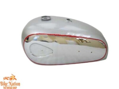 BSA A7 A10 SUPER ROCKET SILVER PAINTED CHROME FUEL PETROL TANK|Fit For
