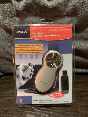 Apollo Power Wireless Presentation Remote Laser Point Pointer TA33062 - Picture 3 of 3