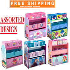 Toy Storage Organizer 6 Bin by Delta Children for Kids- Assorted Styles